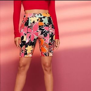 Shein floral shorts